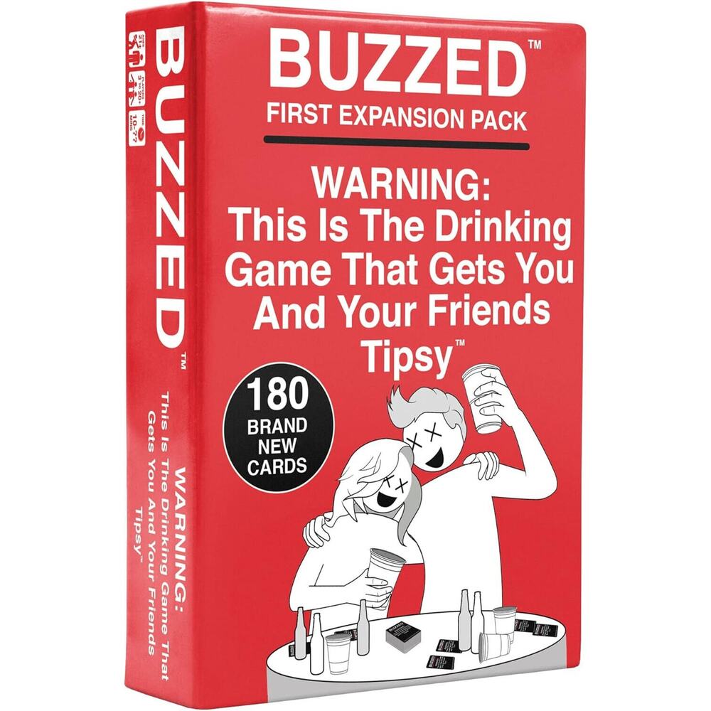 🔥Buzzed Expansion Pack #1 - The Drinking Game That Will Get You Tipsy BNWT🔥